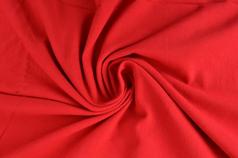 30 mètres coton lavé rouge
