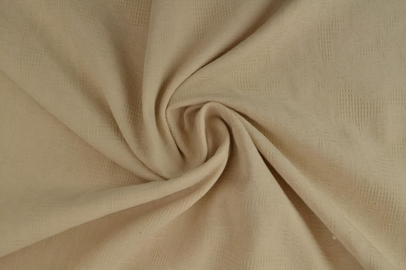 Jacquard de Coton champagne
