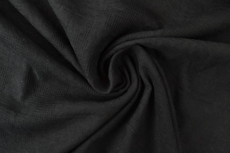 Jacquard de Coton noir