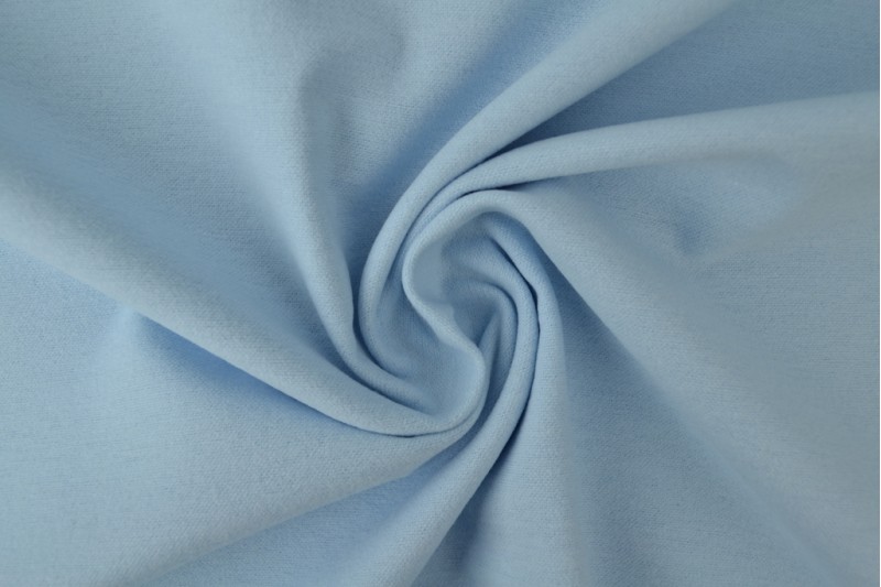 Molleton de Coton bleu bébé