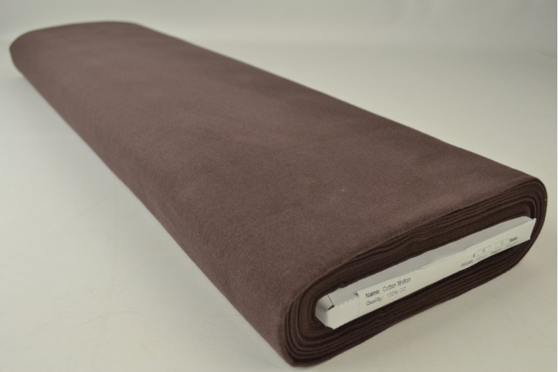 Molleton de Coton brun, rouleau