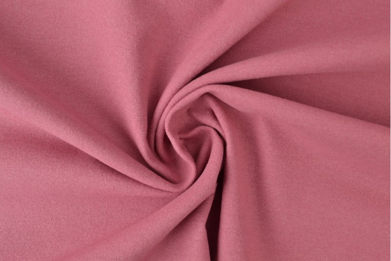Molleton de Coton vieux rose foncé