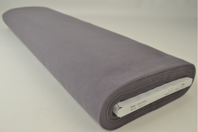 Molleton de Coton gris foncé, rouleau