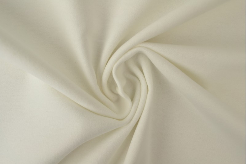 1 mètre molleton blanc cassé