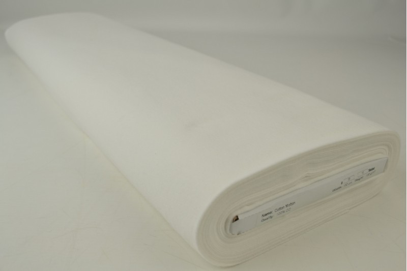 Molleton de Coton blanc cassé, rouleau