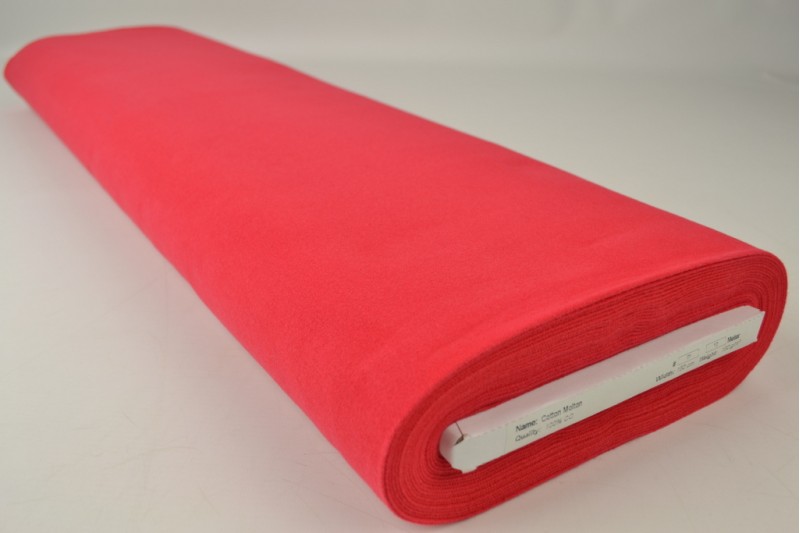 Molleton de Coton rouge