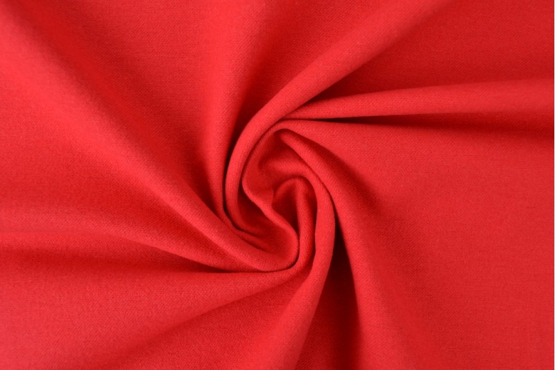 Molleton de Coton rouge, rouleau