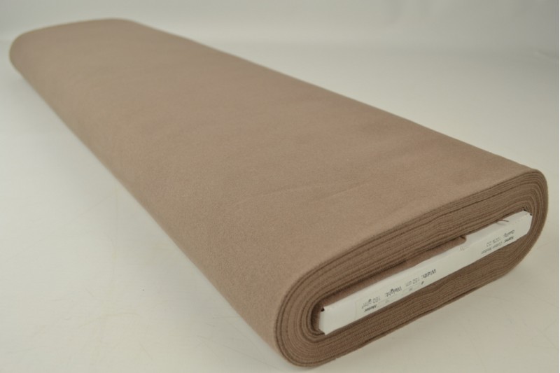 Molleton de Coton taupe, rouleau