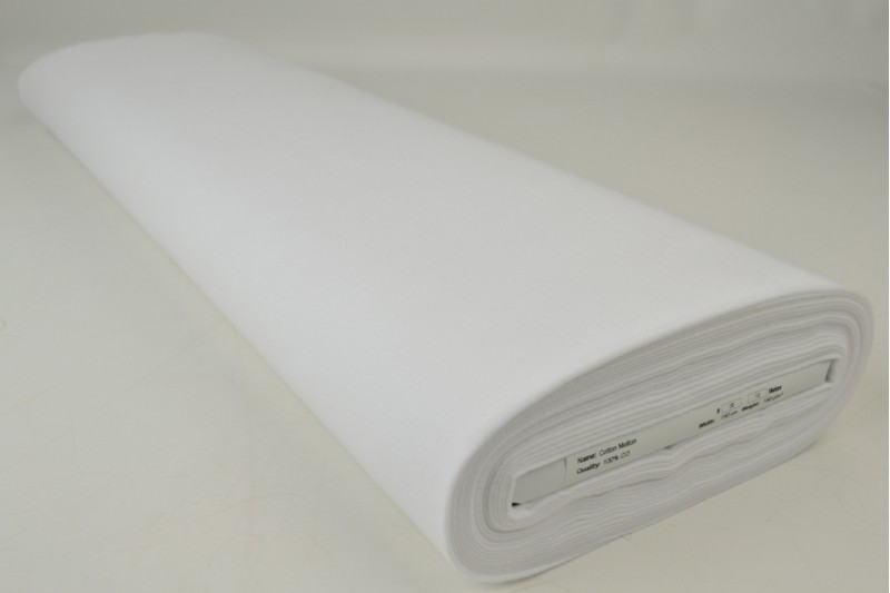 Molleton de Coton blanc, rouleau