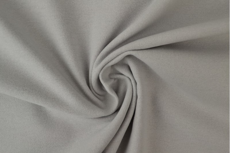 Molleton de Coton gris argenté