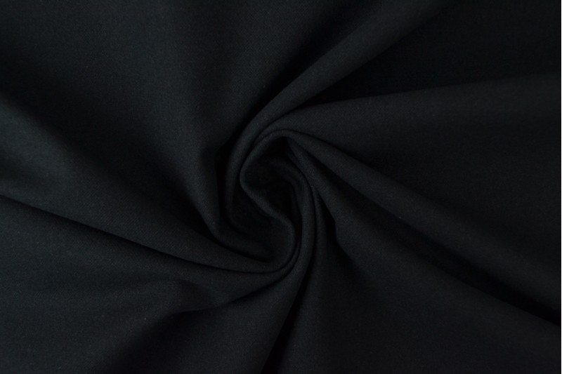 Molleton de Coton noir, rouleau