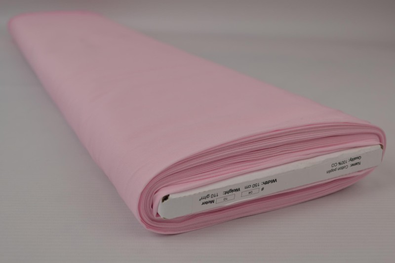 Popeline de Coton popeline de coton rose bébé, rouleau