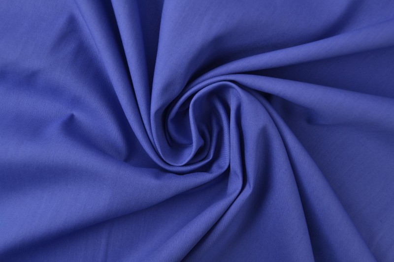 Popeline de Coton popeline de coton bleu
