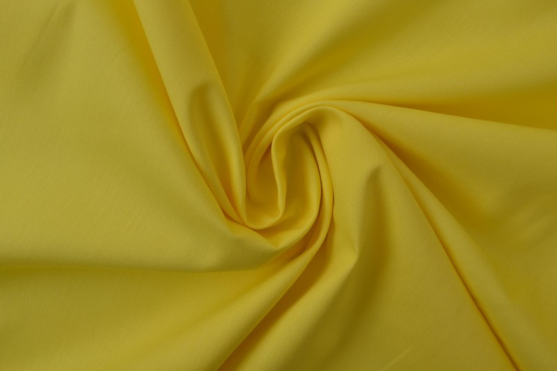 Popeline de Coton popeline de coton jaune clair