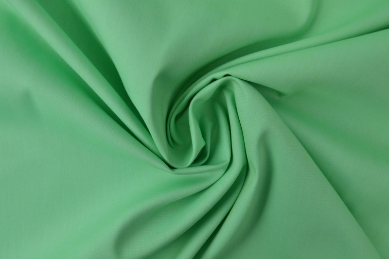 Popeline de Coton popeline de coton vert menthe