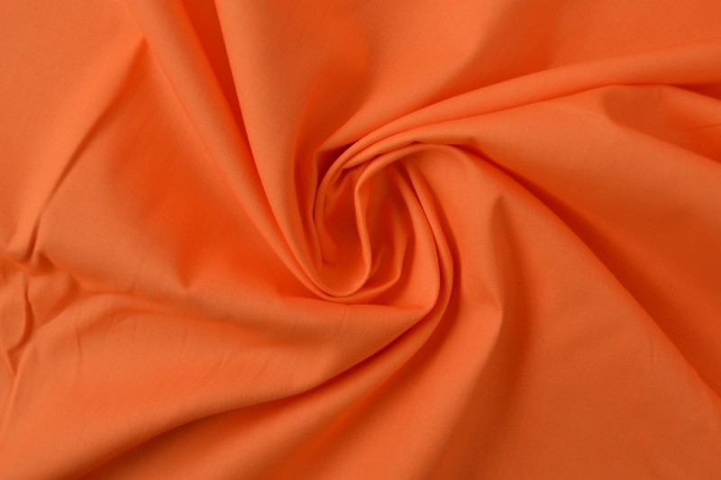 Popeline de Coton popeline de coton orange