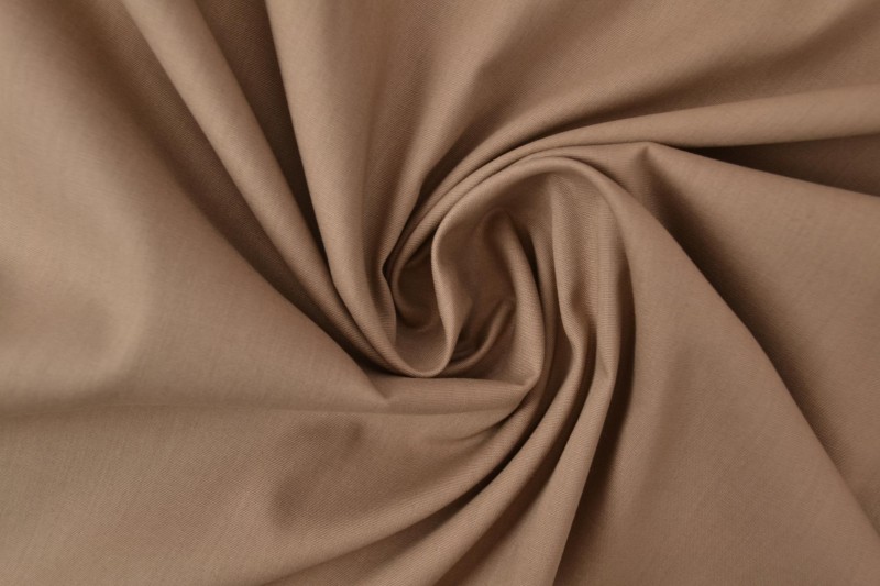 Popeline de Coton popeline de coton taupe