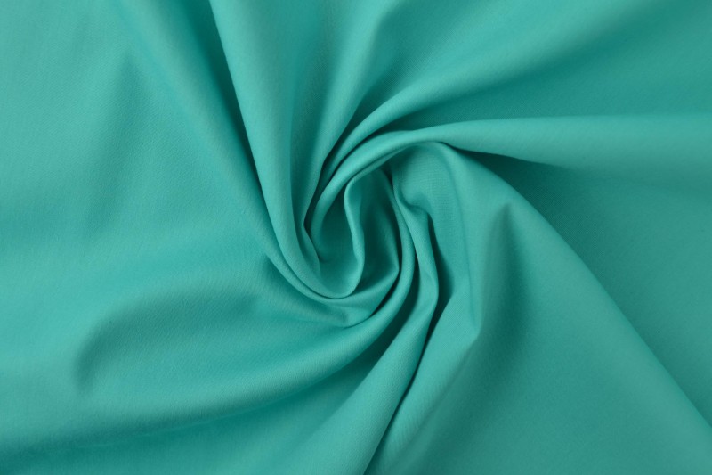 Popeline de Coton popeline de coton turquoise
