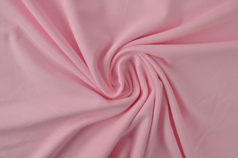Jersey de coton rose bébé