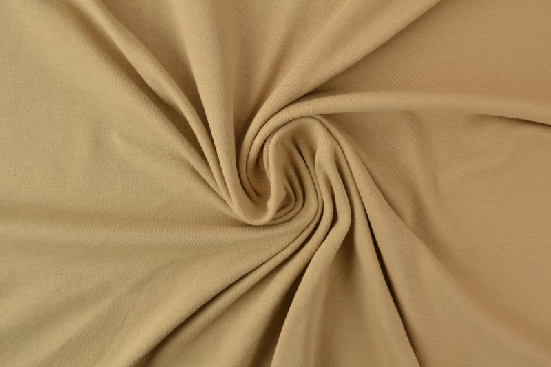 Jersey de coton beige