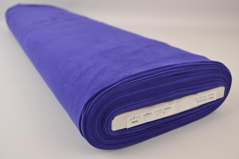 Jersey de coton bleu foncé, rouleau