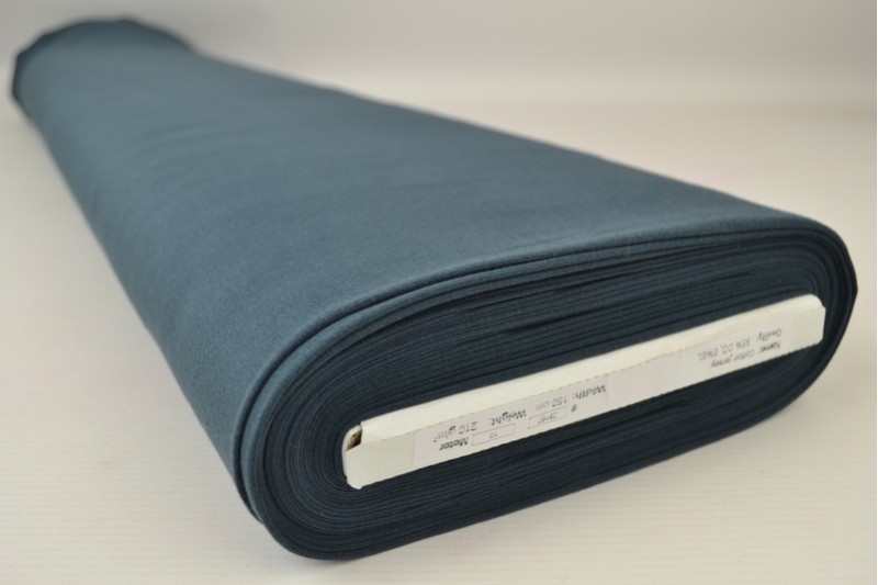 Jersey de coton gris-bleu, rouleau