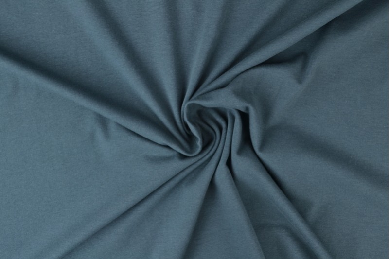 Jersey de coton gris-bleu