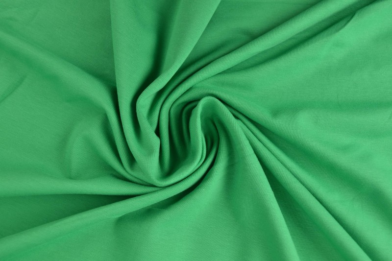 Jersey de coton vert