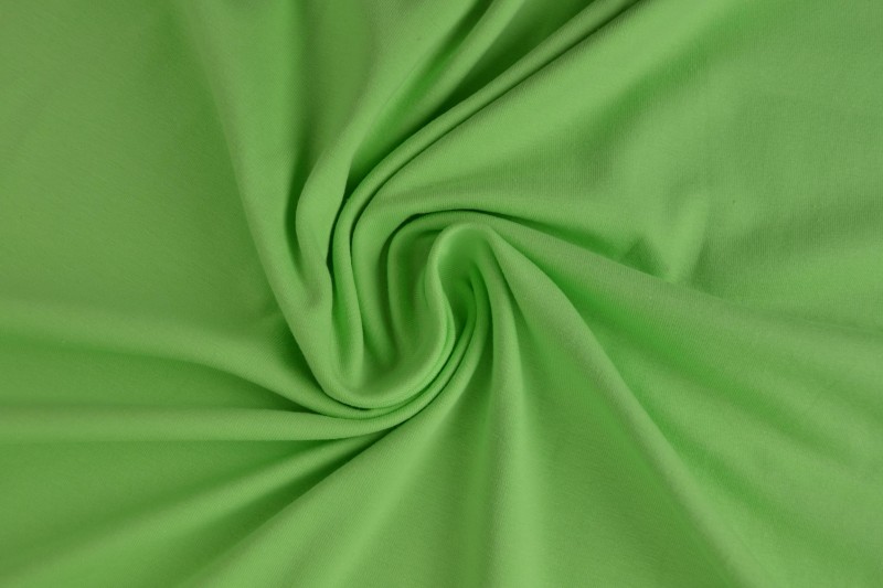 Jersey de coton vert citron