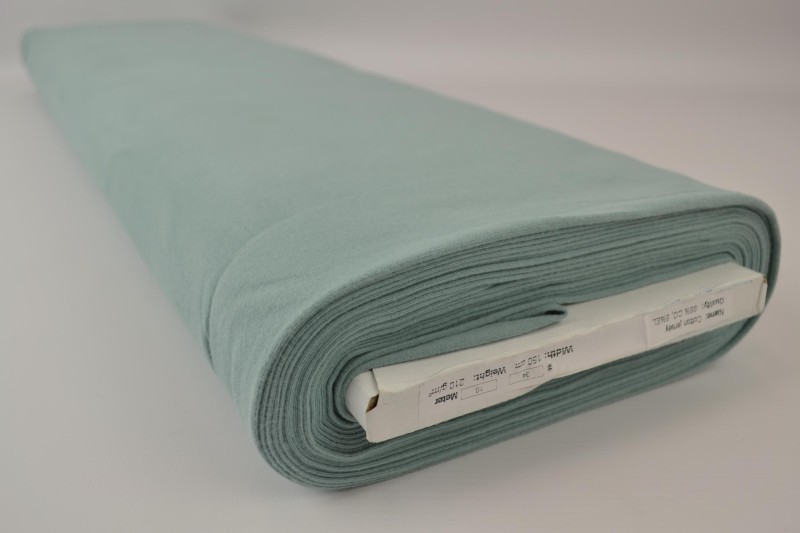 Jersey de coton vieux vert, rouleau