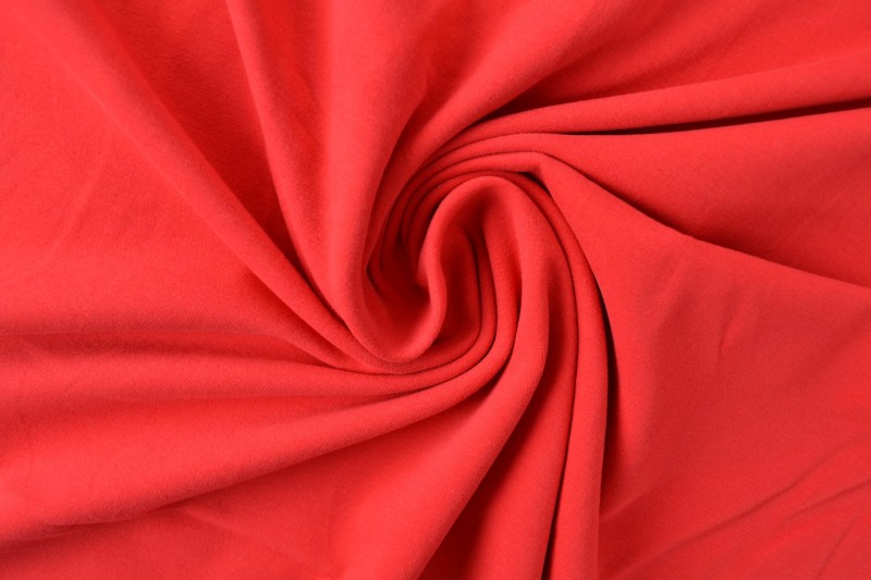 Jersey de coton rouge