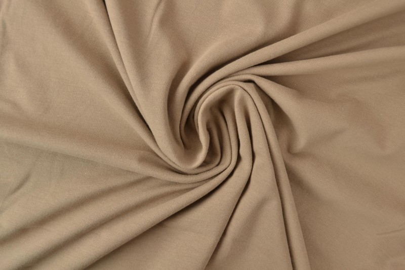Jersey de coton taupe