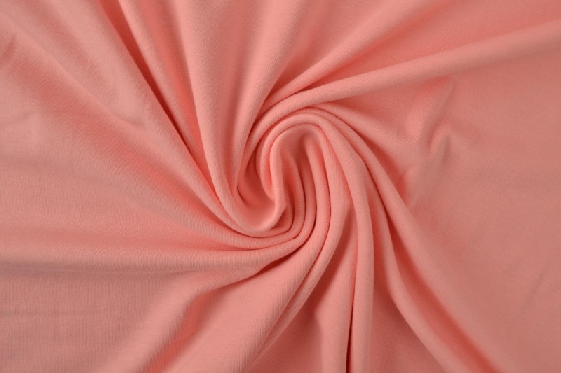 Jersey de coton rose saumon