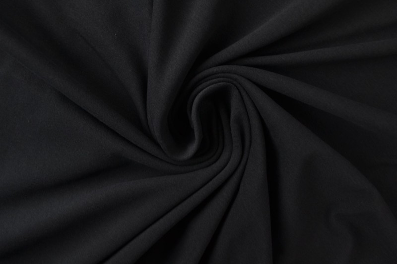 Jersey de coton noir