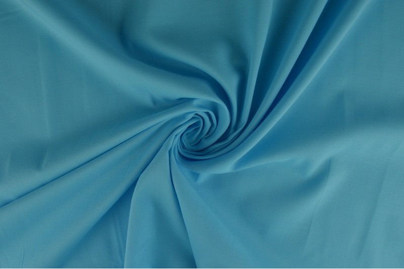 Voile de coton aqua