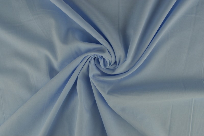Voile de coton bleu bébé