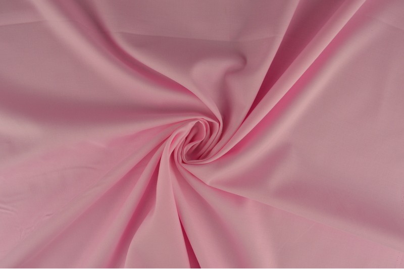 Voile de coton rose bébé