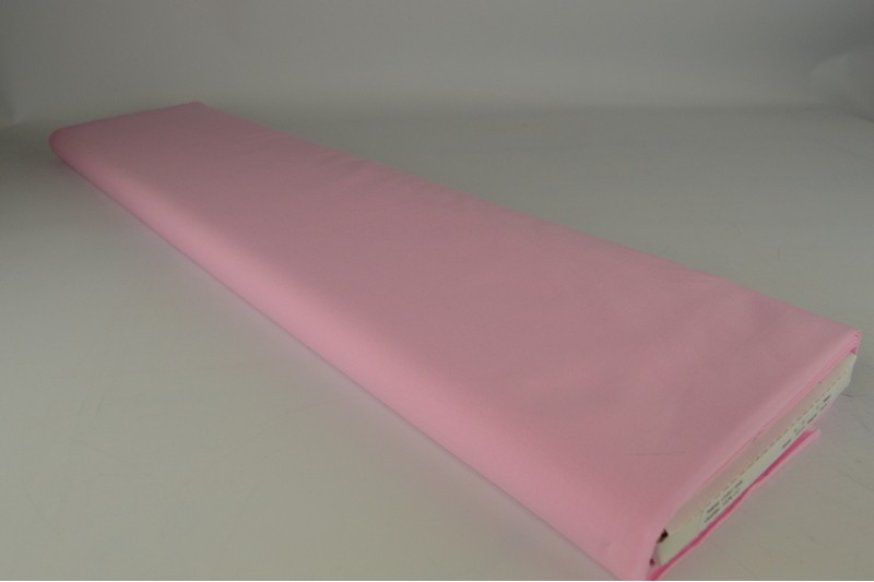 Voile de coton rose bébé, rouleau