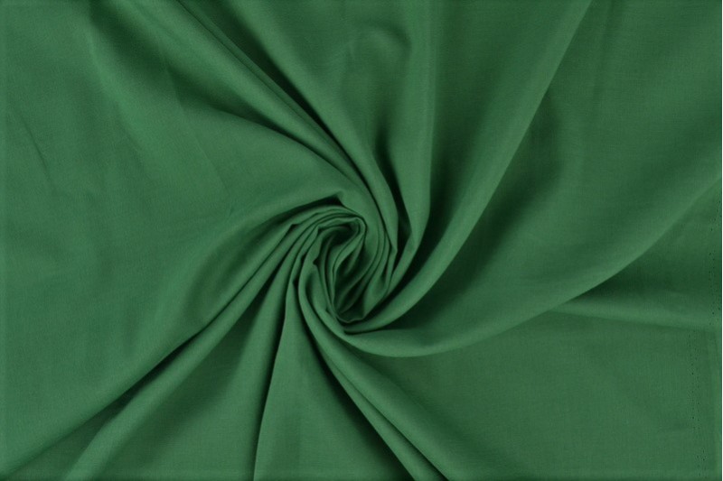 Voile de coton vert foncé