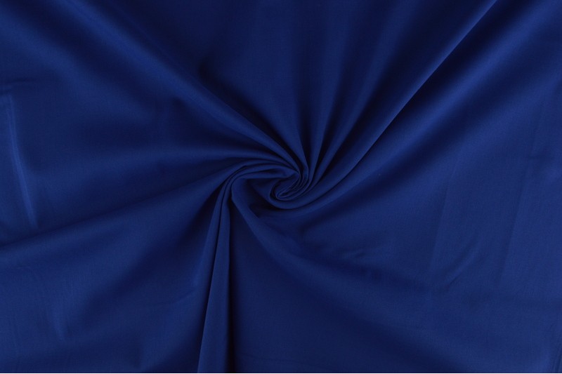 Voile de coton bleu foncé