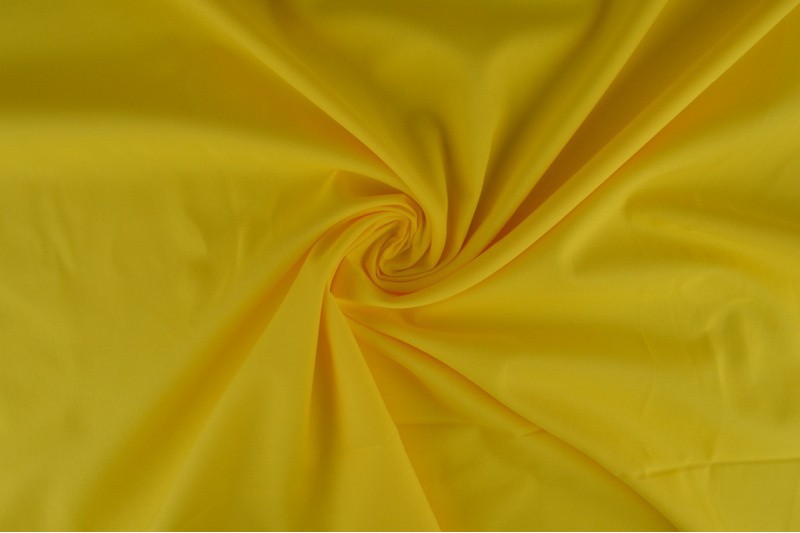 Voile de coton jaune