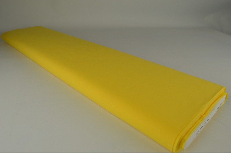 Voile de coton jaune, rouleau