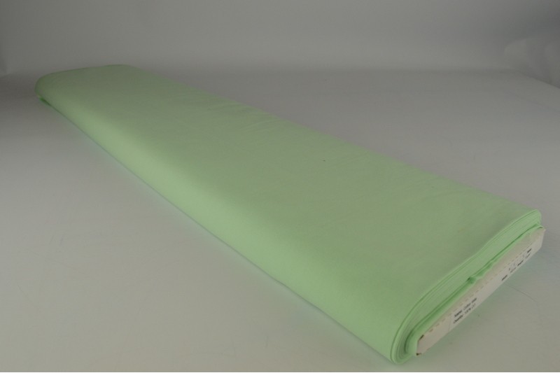 Voile de coton menthe clair, rouleau