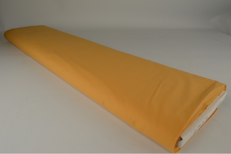 Voile de coton jaune ocre, rouleau