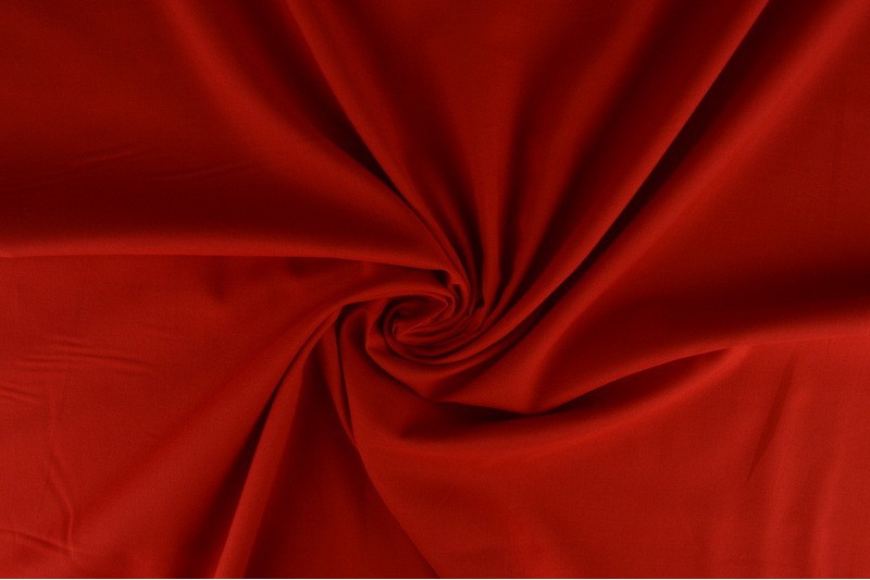 Voile de coton rouge