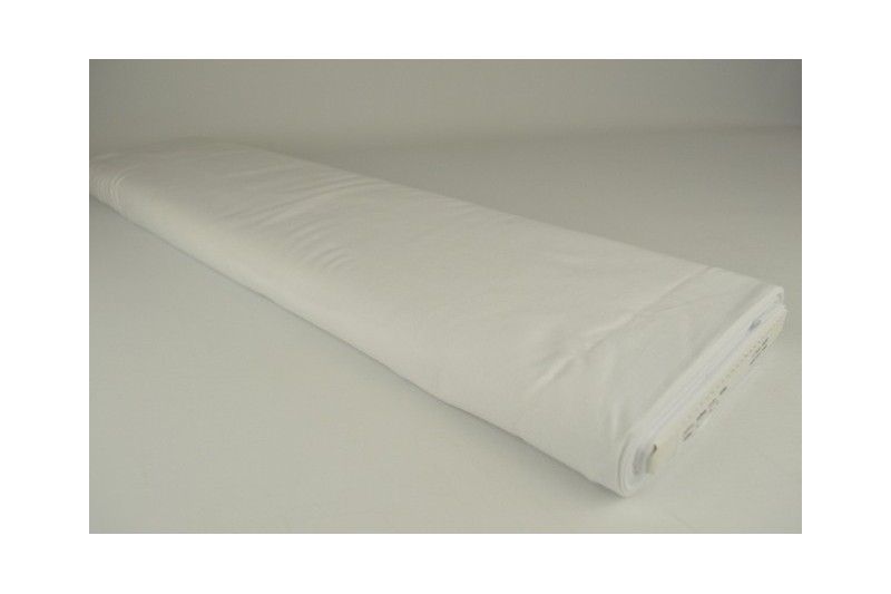 Voile de coton blanc, rouleau