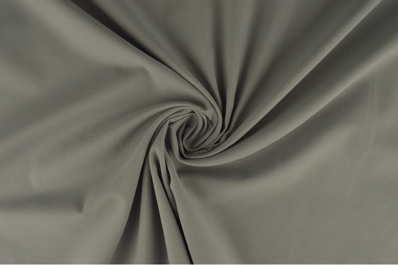 Voile de coton gris argenté