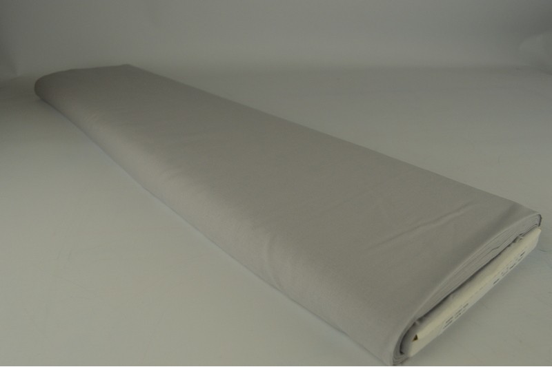 Voile de coton gris argenté, rouleau