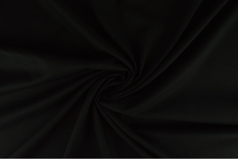 Voile de coton noir