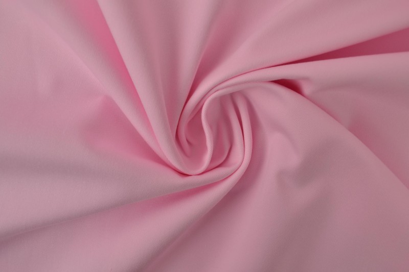 Coton sergé rose bébé